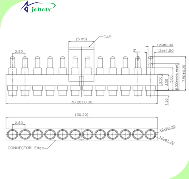12 Pin Electrical Connector, APC0512-10207