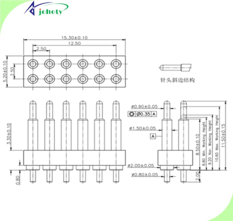 12 Pin Electrical Connector, APC0512-15339
