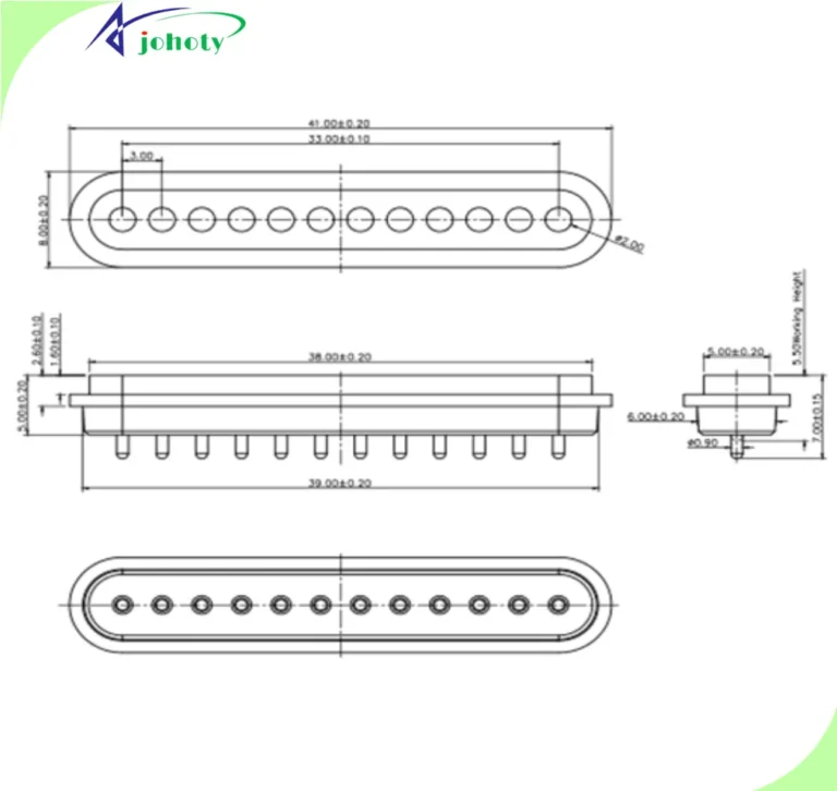 12 Pin Electrical Connector, APC0512-9451
