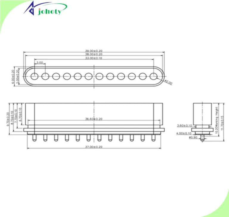 12 Pin Electrical Connector, APC0512-9457