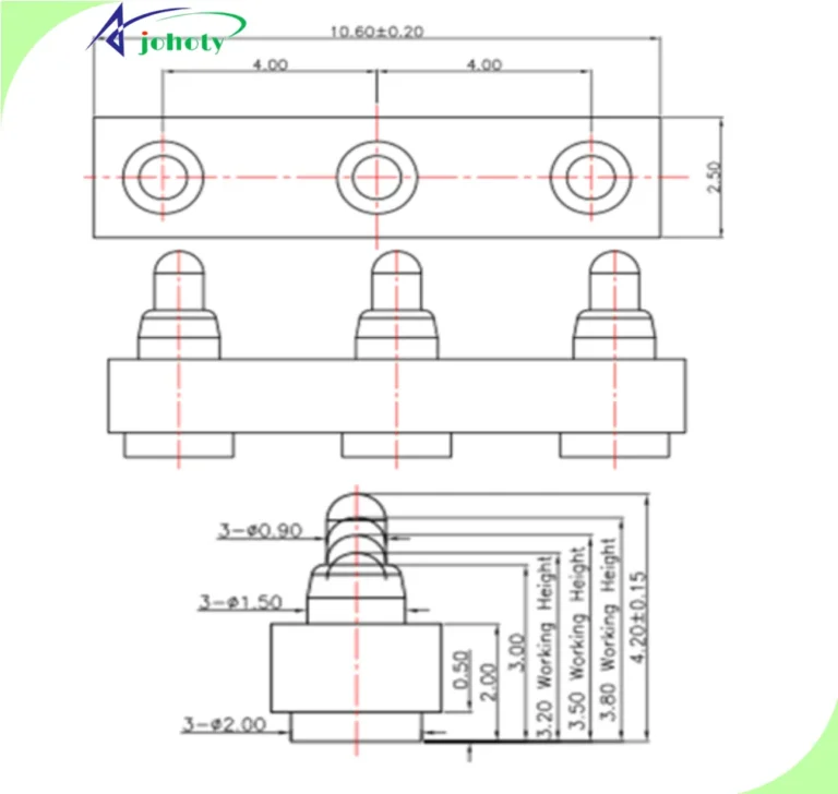 3 Pin Waterproof Connector, APC0503-30466