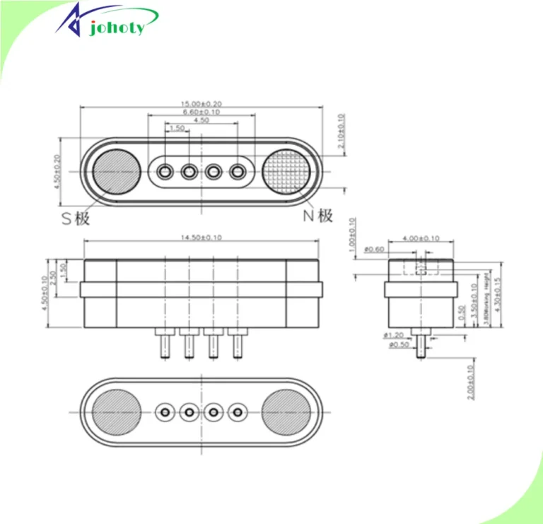 4 Pin LED Connector, APC0504-16116