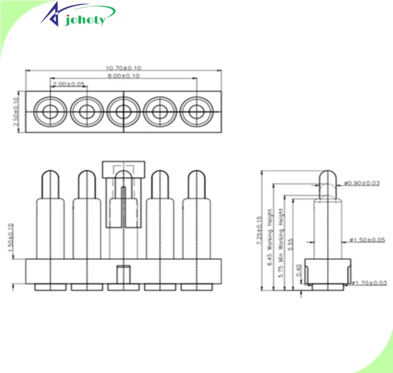 5 Pin Electrical Connector, APC0505-21205
