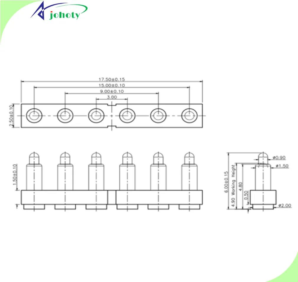 6 pin connectors - APC0506-14436