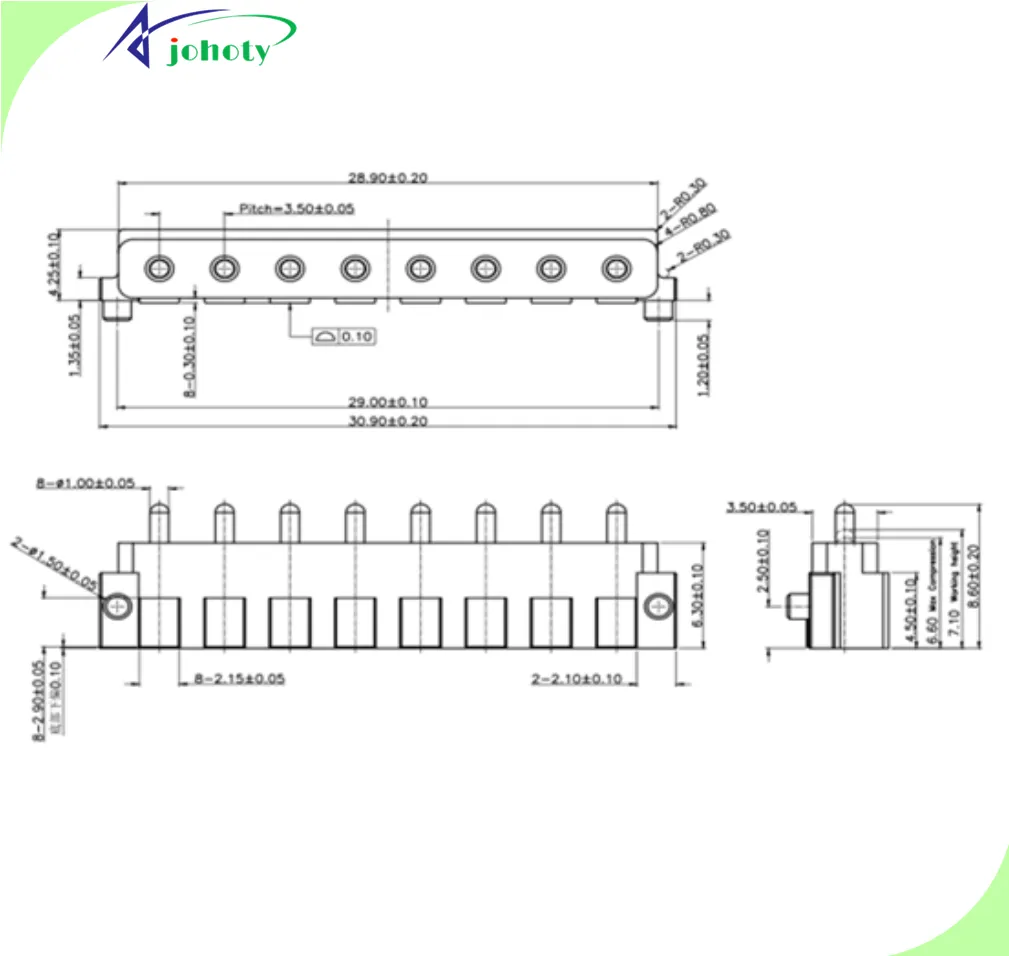 8 pin power connector, APC0508-21324