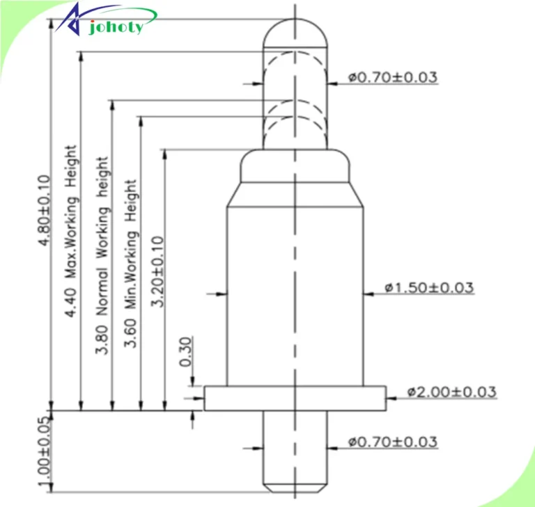 Best spring loaded pin - pogo pin - APC0401-19406