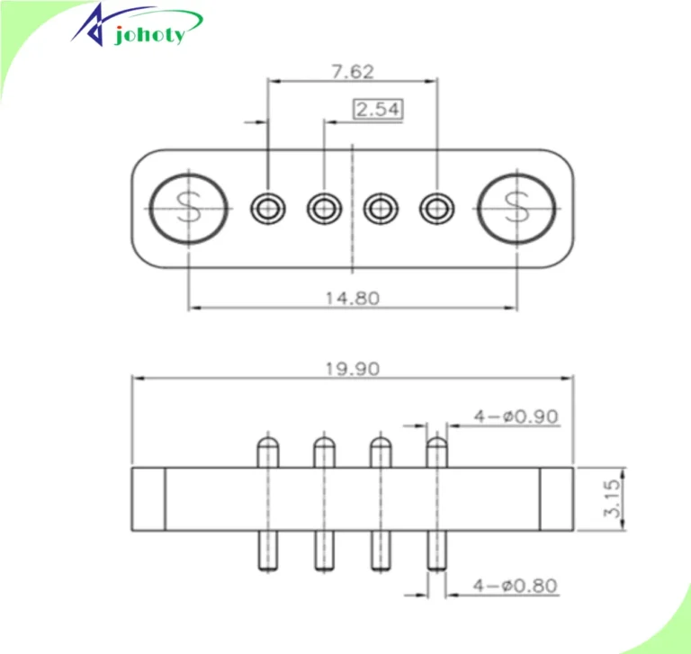 Magnetic Pogo Pin Connector, APC0502-19098