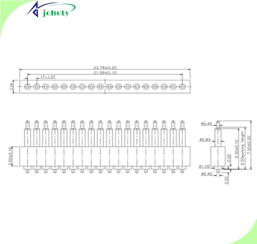 Spring Loaded Connector, APC0518-1726