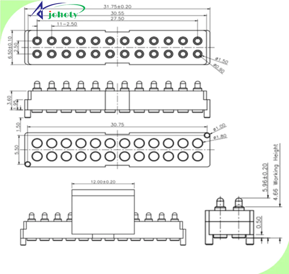 Spring Loaded Connector, APC0518-9721