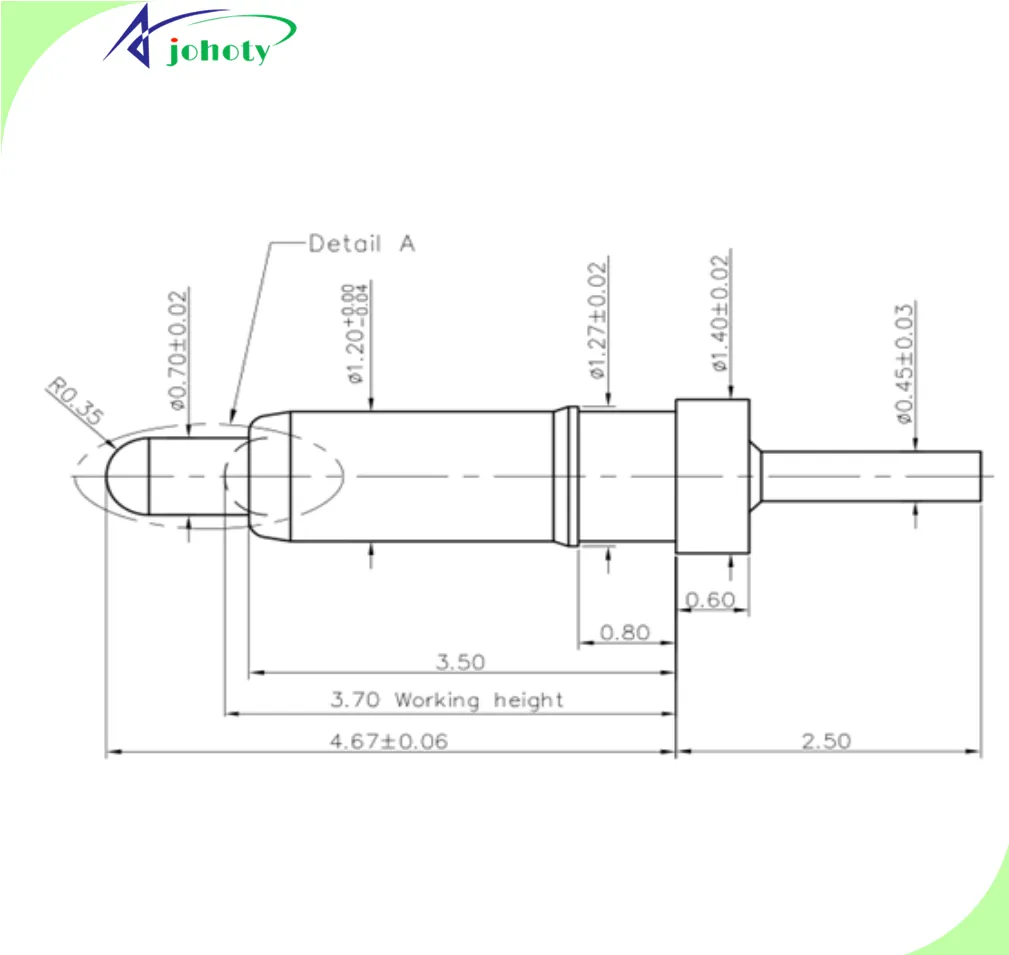 pogo pin contacts, spring laoded pin - APC0401-26378