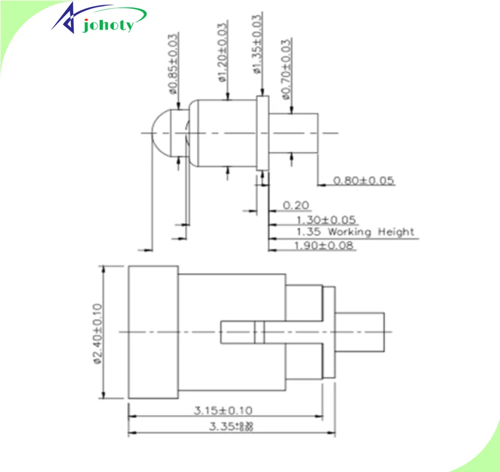 pogo pin, pogo pin connector, pogo pins - APC0401-36850