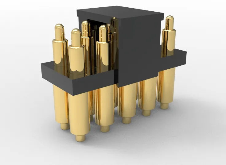 10 pin connector, pogo pin connector, pogo pins