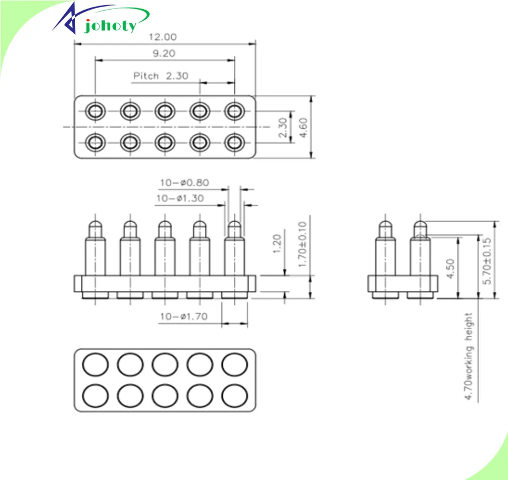 High temp connectors 250℃ 50A for EV and Aerospace, Flawless