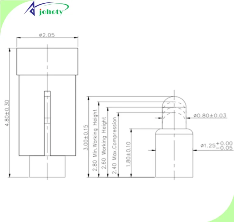 30% Space Savings, Custom Pogo Pins for EV and ECG Excellent