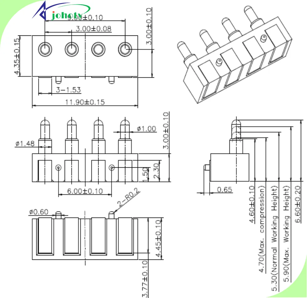 Right angle connector 90° SMT for Compact PCB Design, Flawless
