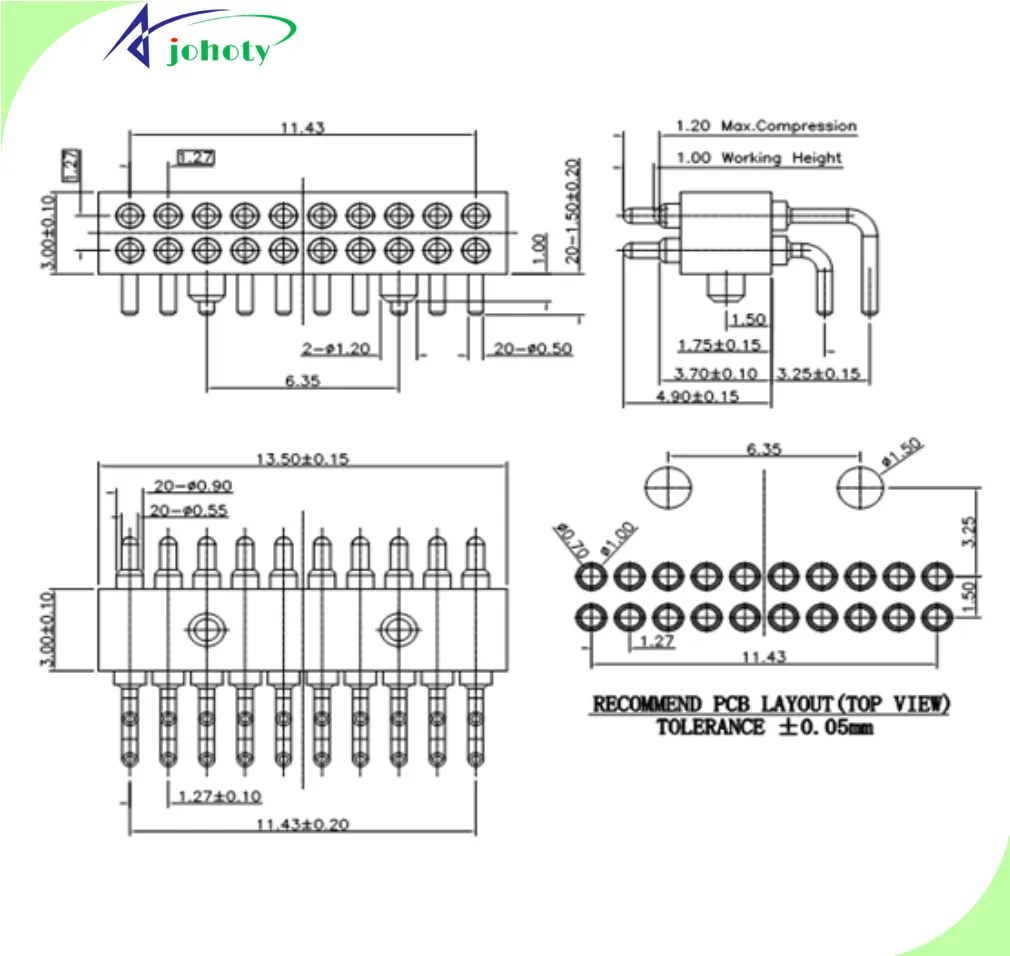 Right angle connector 90° SMT for Compact PCB Design, Proven